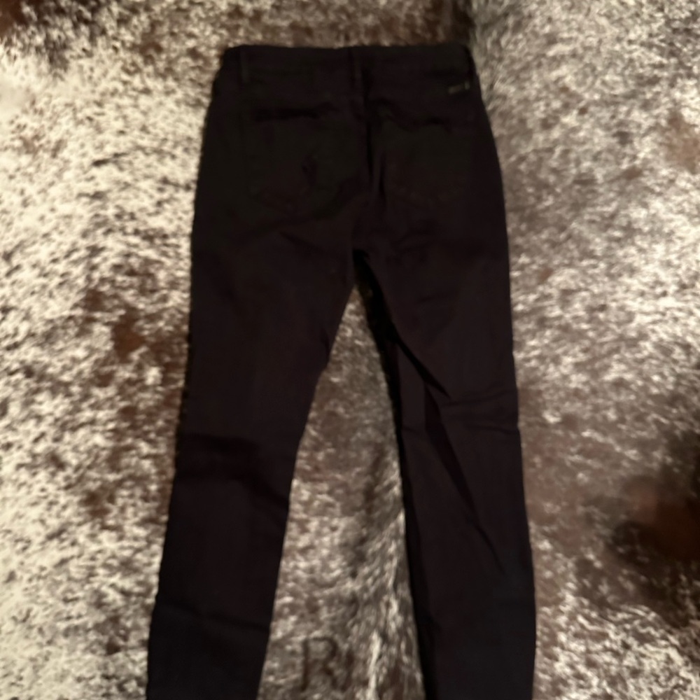 Kancan Black distressed Jeans 7/27.